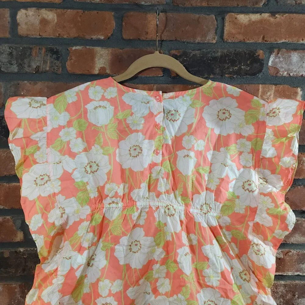 Janie and Jack The Floral Frills Swim Cover-up Beach Summer Vacation Girls' 6